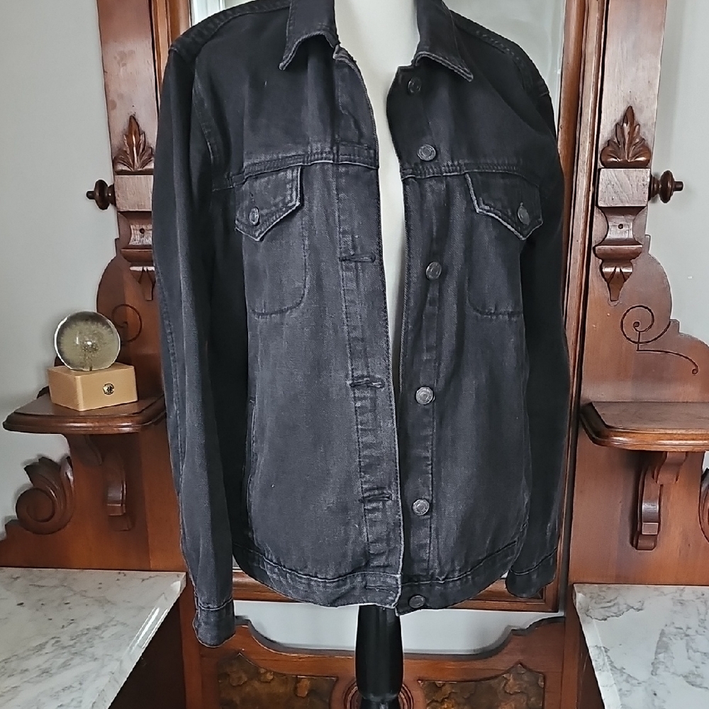 Men's Black Denim Jacket
